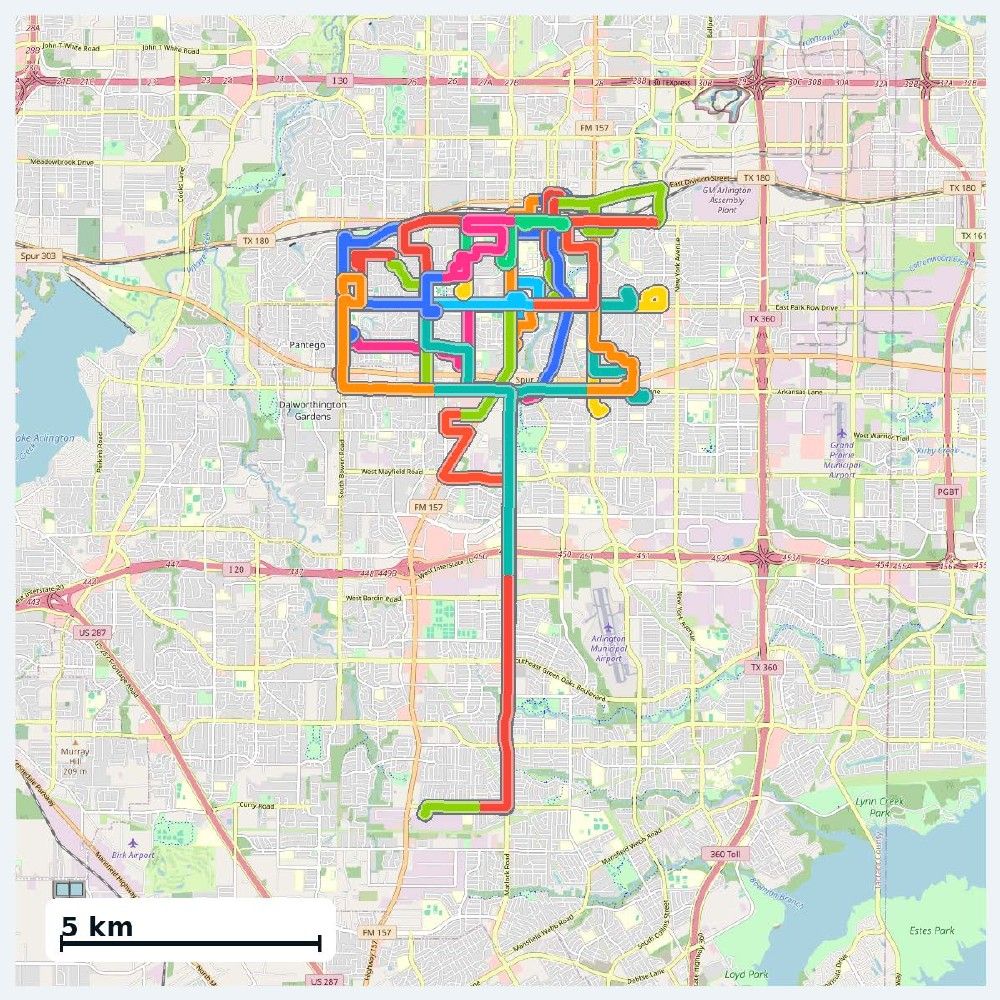 Arlington trajectory coverage