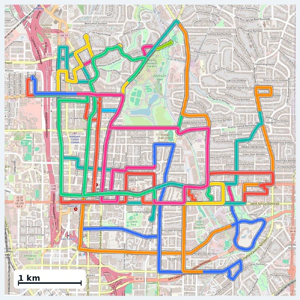 Atlanta trajectory coverage