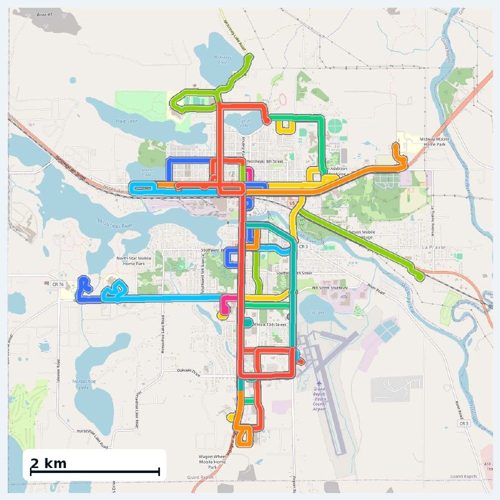 Grand Rapids trajectory coverage